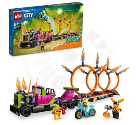 LEGO® City 60357 Ťahač s ohnivými kruhmi