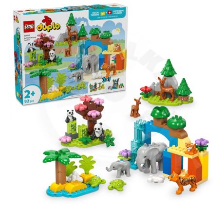 LEGO® DUPLO® 10446 Rodinky divokých zvierat 3 v 1