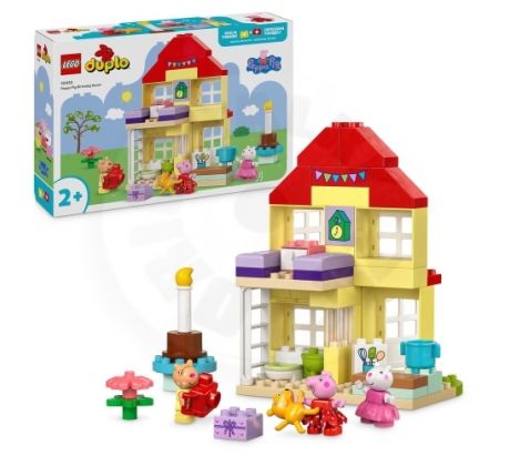 LEGO® DUPLO® 10433 Prasiatko Peppa a narodeninový dom