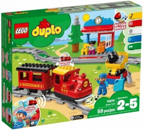 LEGO® DUPLO Town 10874 Parný vláčik