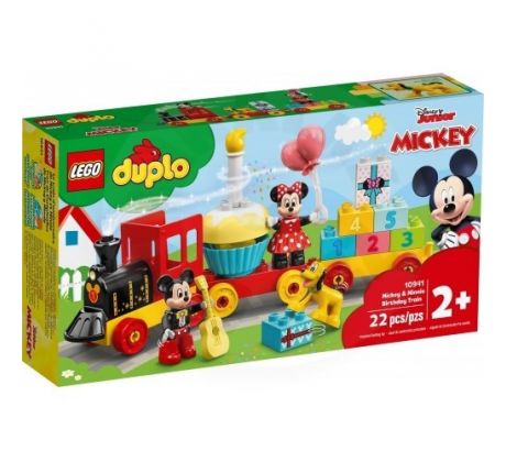 LEGO® DUPLO Disney 10941 Narodeninový vláčik Mickeyho a Minnie