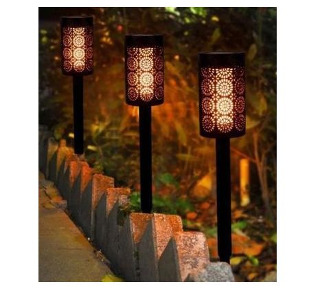 LED solárna záhradná lampa 39cm 1.2W