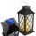 LED solárna záhradná lampa LIRIO Závesná lucerna 28 cm čierna LUMILED