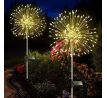 LFW-B200-Teplý | Vonkajšie solárne LED ohňostrojové svietidlo | 84 cm, 600 mAh, 200 LED