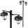 Solárny LED lampáš 137cm HIGH EVERA 6000K
