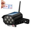 AH016-42 | LED solárne záhradné svietidlo s pohybovým a súmrakovým senzorom | Maketa fotoaparátu | IP65 | 42 SMD LED | IR diaľkové ovládanie