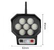 AH016-42 | LED solárne záhradné svietidlo s pohybovým a súmrakovým senzorom | Maketa fotoaparátu | IP65 | 42 SMD LED | IR diaľkové ovládanie