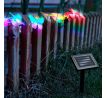 LED solárna sveteľná reťaz - motýľ - 2 m - 10 farebných LED