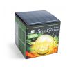 Zapichovacia solárna sveteľná guľa - 12 cm - 15 teplých bielych LED