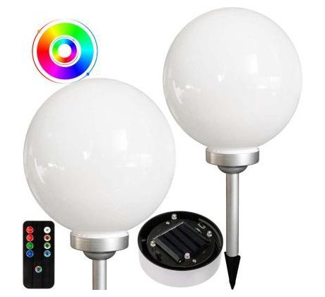 Solárna záhradná lampa - baterka set.4 sh.23560