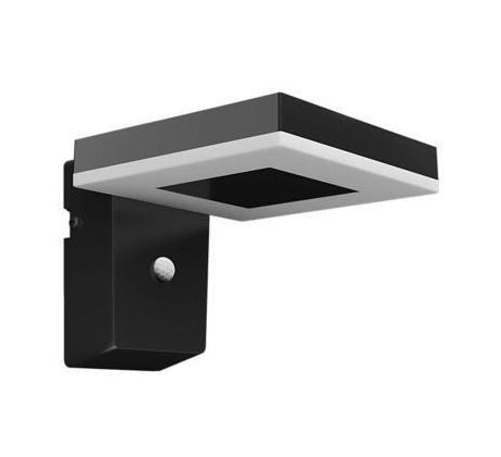 Záhradná lampa LED Solárna nástenná lampa ZONAL 1,3 W 3000K Senzor pohybu Senzor súmraku IP44 PHILIPS