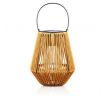 JX21-Bambus | Bezdrôtová solárna lampa | Záhradná lampa s držiakom