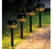 Zapichovacia solárna lampa - 1 teplých bielych LED - 8 x 8 x 38 cm
