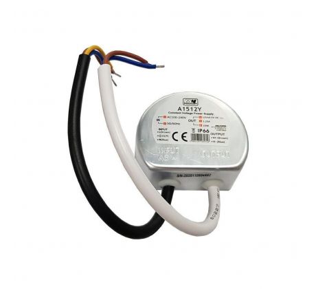 Zdroj 15W, 12V, IP67 Vodeodolný (do krabice)