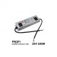 LED napájací zdroj 240W, 24V, PFC IP65 - Vodeodolný MEAN-WELL