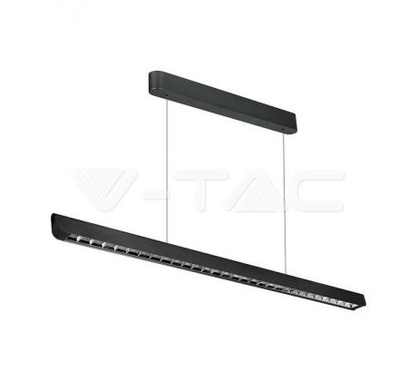 Závesné LED lineárne svietidlo 36W typu CCT: 3IN1 - čierna (V-TAC)