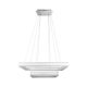 Závesné LED svietidlo štvorcové 115W, 3000K, stmievateľné, biele VT-101-2D (V-TAC)