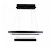 Závesné LED svietidlo štvorcové 115W, 3000K, stmievateľné, čierne VT-101-2D (V-TAC)