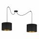 Závesné svetlo KYLO 2P AD-LD-6449BE27T, 2x60W, E27, čierna, okrúhla (ORNO)