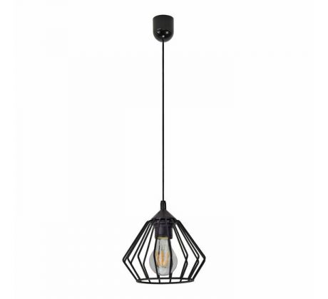 Závesné svietidlo AD-LD-6263BE27M, WAYA, max. výkon 1x60W, E27, čierna (ORNO)