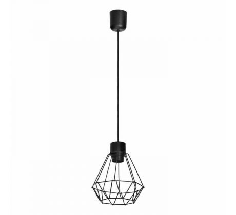 Závesné svietidlo CUBO AD-LD-6379BE27M, 60W, E27, čierna (ORNO)