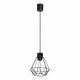 Závesné svietidlo CUBO AD-LD-6379BE27M, 60W, E27, čierna (ORNO)