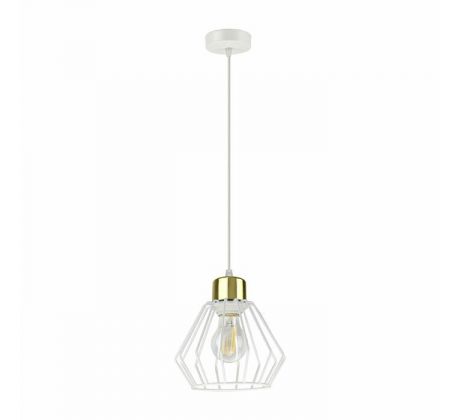 Závesné svietidlo WAYA, AD-LD-6345WE27M, 1x60W, E27, biela (ORNO)