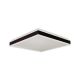 Dizajnové stropné LED svietidlo 24W 4000K 2450lm štvorcové čierne stmievateľné VT-7782 (V-
