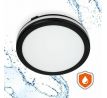 Svietidlo LED NAIROS 18W so senzorom pohybu 3000-6500k , 1710lm, IP65, CCT čierne (Kobi)
