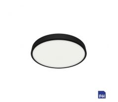 Svietidlo prisadené LENYS III RD 6W LED 4000K IP44 čierna (Luxera)