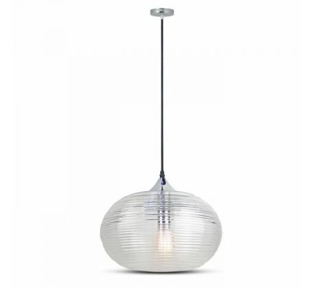 Závesné svietidlo Diamond Cut 350 E27 transparené VT-7350 (V-TAC)
