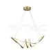 24W LED závesná dekoratívna lampa 720*300 Champagne Gold 3000K 3240lm VT-7798 (V-TAC)
