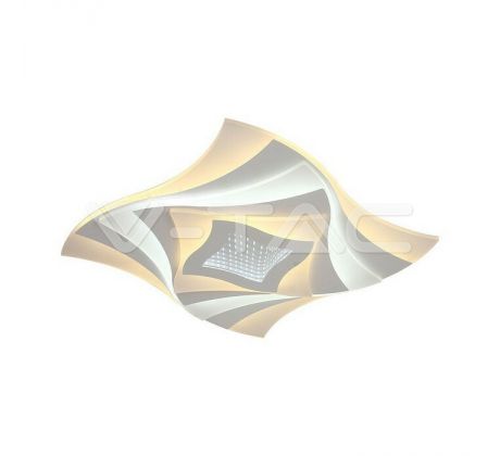 75W LED stropné svietidlo 3-stupňové stmievateľné s diaľkovým ovládaním Biele IP20 VT-7720