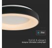 Dekoratívne stropné svietidlo 49W LED 3000K 5250lm 60*9CM čierne VT-7925 (V-TAC)