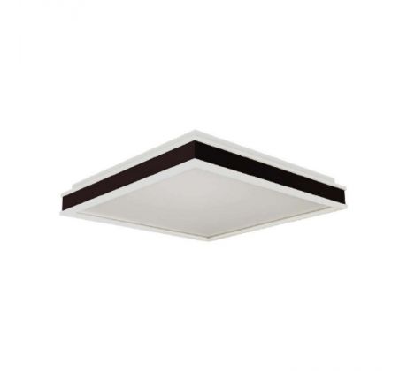 Dizajnové stropné LED svietidlo 18W 4000K 1490lm stmievateľné štvorcové čierne VT-7757