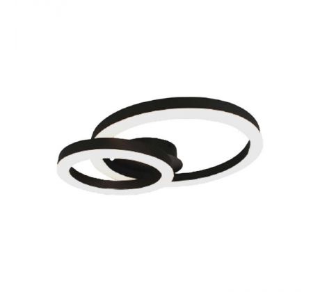 Dizajnové stropné LED svietidlo 20W 3000K 2130lm s dvoma kruhmi VT-7787 (V-TAC)