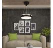 Dizajnové závesné LED svietidlo 12W 4000K 1280lm čierne VT-7765 (V-TAC)