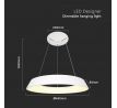 Dizajnové závesné LED svietidlo 48W stmievateľné TRIAK biele 3000K 5000lm VT-7755 (V-TA