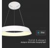 Dizajnové závesné LED svietidlo 48W stmievateľné TRIAK biele 4000K 5000lm VT-7755 (V-TA