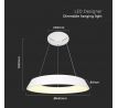 Dizajnové závesné LED svietidlo 48W stmievateľné TRIAK biele 4000K 5000lm VT-7755 (V-TA
