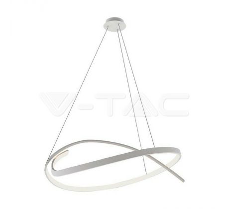 Dizajnové závesné svietidlo 48W LED 4000K 5150lm 800*1200MM Triak stmievateľné biele VT-