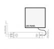 Stmievateľný napájací zdroj pre LED panely 30-40V 1A 40W 2,4GHz