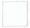 LED prisadené svietidlo TORI, štvorcové biele 24W 4500K, IP54 (EMOS)