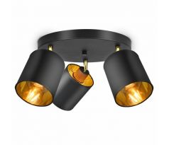 Nástenné a stropné svietidlo BATI, AD-LD-6270BE27M, 3x60W, E27, čierna (ORNO)