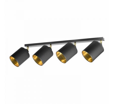Nástenné a stropné svietidlo BATI, AD-LD-6271BE27M, 4x60W, E27, čierna (ORNO)