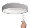 Solight LED stropné svetlo okrúhle Treviso, 48W, 2880lm, stmievateľné, s ovládačom, sivá