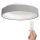 Solight LED stropné svetlo okrúhle Treviso, 48W, 2880lm, stmievateľné, s ovládačom, sivá
