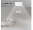Stropné LED svietidlo 18W 4000K IP44 1830lm biele štvorcové VT-8618 (V-TAC)