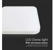 Stropné LED svietidlo 36W 4000K IP44 3820lm biele štvorcové Samsung senzor ovlád. VT-8636S