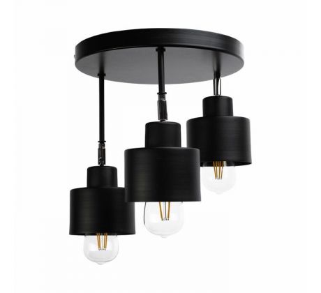 Stropné svietidlo LISA pohyblivé svietidla, rôzne úrovne AD-LD-6397BE27M, 3x60W, E27, čier